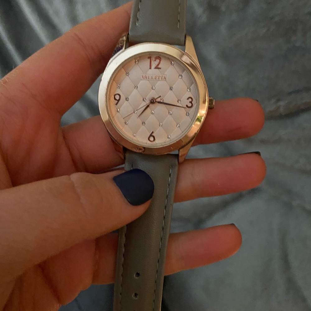 Grey simple classy watch